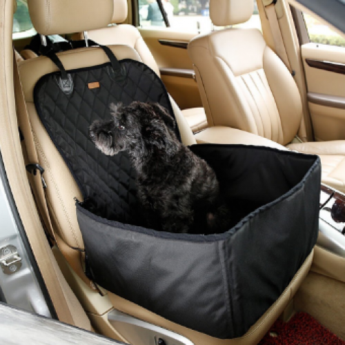 DogLemi - 車用寵物墊 寵物車載墊 汽車後座墊狗坐墊 防水多功能寵物車墊 黑色